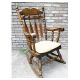 Vintage Oak Rocking Chair