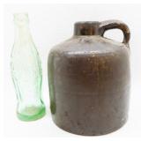 Small Vintage Stoneware Jug 7"