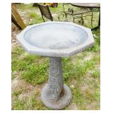 Sand-Filled Bird Bath