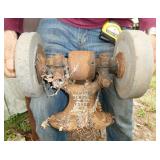 Champion Blower & Forge Co Cast Iron Bench Grinder