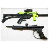 Tippmann Paintball Gun & Zombie Eraser Nerf Gun
