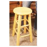24" Wood Stool
