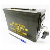 Lockable Ammo Case with Lock & Key