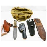 Military Bag, Holsters & Knife Sheaths