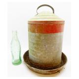 Galvanized Metal Chicken Feeder