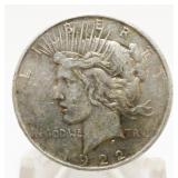1922-D Peace Dollar Silver Coin