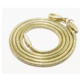 16" Sterling Silver Snake Chain Necklace 8.5g