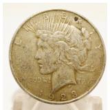 1923 Peace Dollar Silver Coin