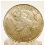 1922 Peace Dollar Silver Coin