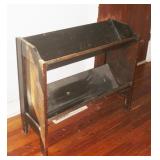 Primitive Wood Bucket or Tool Bench