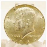 1964 Kennedy Half-Dollar Silver Coin