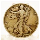 1936 Walking Liberty Half-Dollar Silver Coin