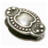 Small Antique 3/4" Sterling Silver Clip 4.2g