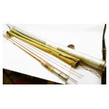 Vtg Standard Mills & Son Bamboo Fly Fishing Rod