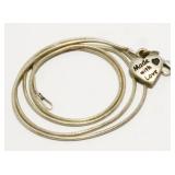 18" Sterling Silver "Made With Love" Necklace 5g