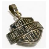 Sterling Silver Harley Davidson Pendant 15.7g