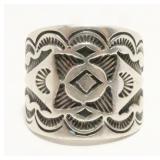Carolyn Pollack Sterling Silver Ring Sz 8.5 12.3g