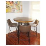 Bar-Height Bistro Table & Four Chairs