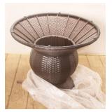 New Woven Patio Table Base, Needs Glass Top