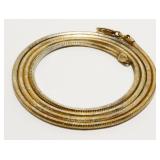 20" Milor Gold/Sterling Silver Necklace 10.7g