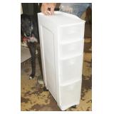 Four Drawer Rolling Storage Cart