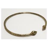 7-3/4" 925 Silver Bangle Bracelet Trinidad 11.1g