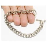 7.5" Sterling Silver Link Bracelet 17.6g