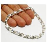 Poda Italy 8" Sterling Silver Bracelet 23.3g