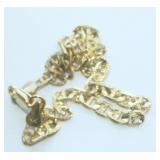 8" 14K Y Gold Mariner Link Bracelet 3.4g