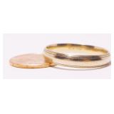 10K Y Gold Wedding Band Sz 12 3.5g