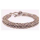 Sterling Silver Link Bracelet 7.5" 26.5g