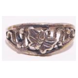Sterling SIlver Butterfly Ring Sz 5.5 1.9g