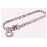 Sterling Silver Tennis Bracelet 7.5" 10.9g