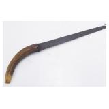 Antique Stag Handled Saw