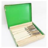 Othello Solingen Rosfrei Stag Handled Steak Knives