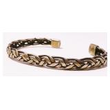 Sterling Silver Cuff Bracelet (Large Wrist) 14.7g