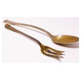 925 Silver Cocktail Fork &  Long Tea Spoon 48.3