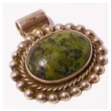 Mexican Sterling Silver Pendant, Signed 20.2g