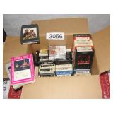 Grouping of 8-Track Tapes Classic Racks