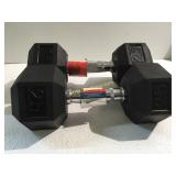 2- 25 pound dumbbells