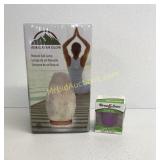 Himalayan Glow Natural Salt Lamp & Brew & Save