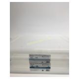 2 - 30x24x6.226 in Homz Storage Bins w/ Wheels