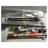 2 18in-36in curtain rods, 1 36-72 rod,