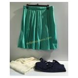 2XL skirt, scarf, and sz. L bra