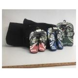 2 Hobo Bags & 3 Pairs Flip Flops