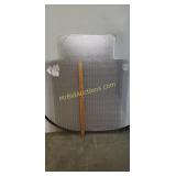 Lot of 4 floor gripper back mats