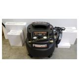 6 gallon compressor & pneumatic nailer kit
