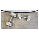 2 - 40 lb. dumbbells