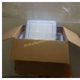 4 Ziploc plastic storage containers