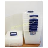 Sterilite 27 qt. Latch boxes, lot of 10